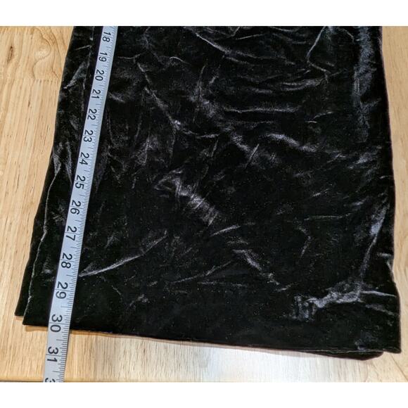 Alex Evenings Pants Womens 3X Black Velvet Pull On Wide Leg Dressy Party Plus - Picture 3 of 10